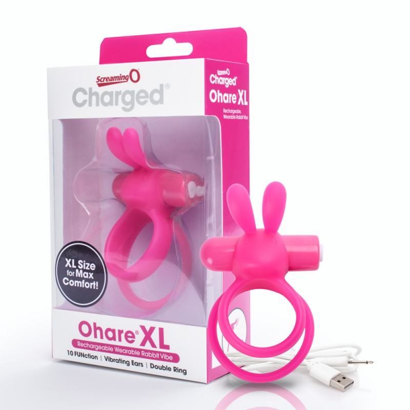 Charged Ohare XL USB  Cock Ring - Pink